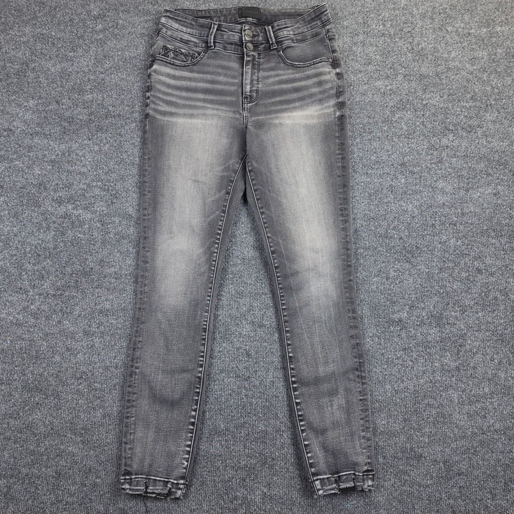 Buckle Black Fit No. 75 Skinny Jeans Women's 28 Gray Dark Wash Shaping High Rise